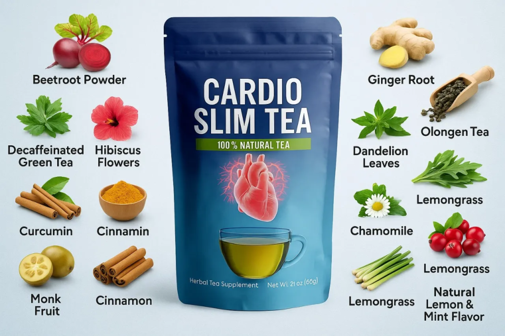 Ingredients of Cardio Slim Tea
